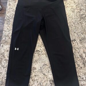 Under Armour Black Legging Capri